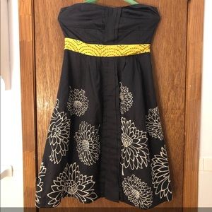 Anthropologie Floreat strapless dress